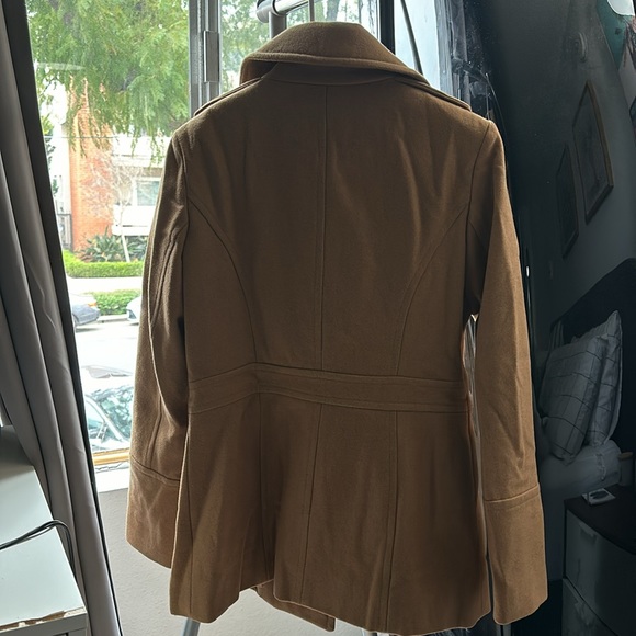 Michael Kors tan/caramel wool peacoat - Picture 2 of 3